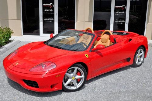 2001 Ferrari 360 SPIDER F1! RED/TAN! LOW MILES! COLLECTOR!, US $100,000.00, image 7