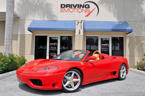 2001 Ferrari 360 SPIDER F1! RED/TAN! LOW MILES! COLLECTOR!, US $100,000.00, image 8