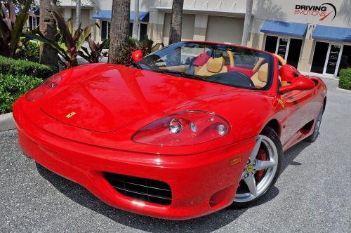 2001 Ferrari 360 SPIDER F1! RED/TAN! LOW MILES! COLLECTOR!, US $100,000.00, image 14