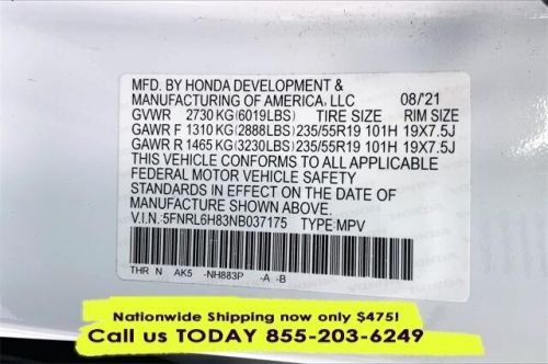 2022 Honda Odyssey Touring, US $25,457.60, image 28