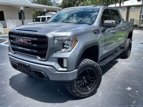 2021 gmc sierra 1500 lifted crewcab 4x4 v8 elevation leather fuel 35&#034;s