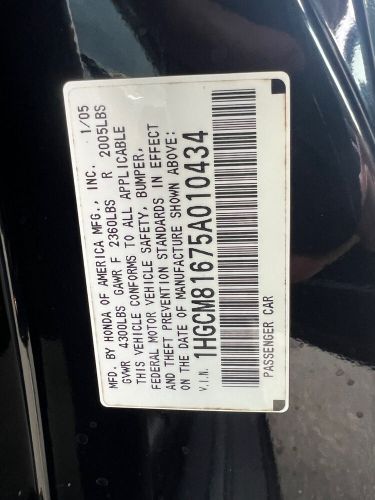 2005 Honda Accord, US $1,000.00, image 16