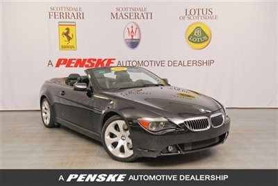 2006 bmw 650ci conv-sport package-park distance-htd seats-logic sound- 2007