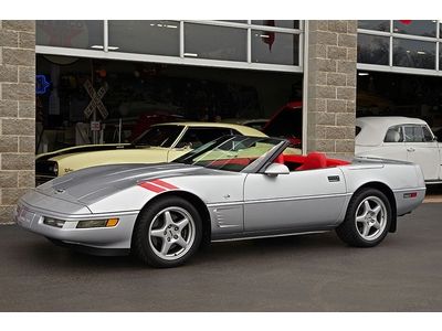14 thousand original mile 1996 collectors edition corvette convertible hard top