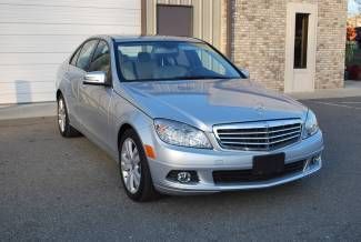 2010 c 300 4 matic silver/gry navigation 5k mile warranty like new no reserve