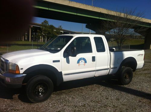1999 ford f-350 super duty lariat extra cab pickup 4-door 6.8l - police auction