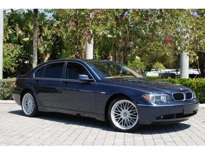 2003 bmw 745li 20in m-style alloys heated cooled leather convenience power trunk