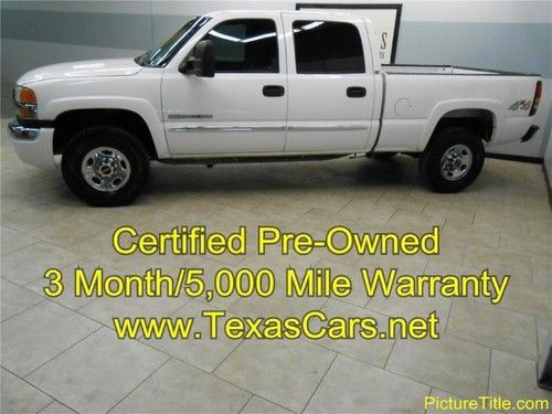 06 sierra sle 2500 4wd crew certified warranty we finance chevrolet silverado