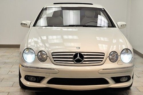 2004 mercedes-benz cl55 amg  white/grey **rare**