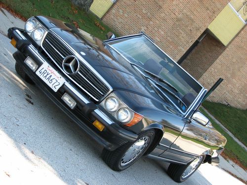 1986 merc- benz*560sl*convertible*rare color combo*rebuilt engine&amp;trans*awesome