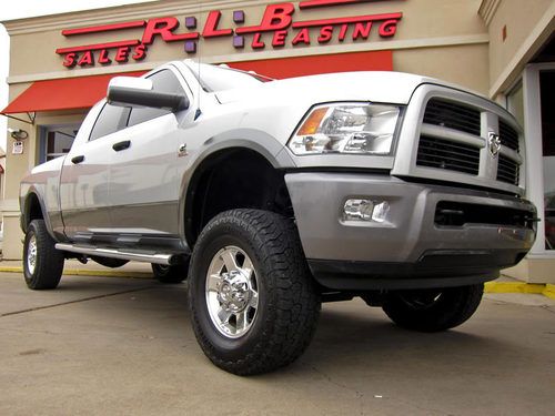 2011 ram 2500 mega cab custom 4x4, 1-owner, only 22k miles, diesel, lift kit!