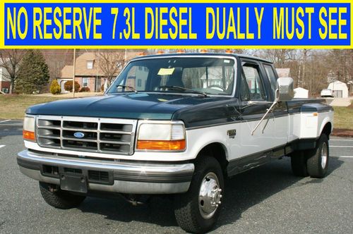 No reserve 7.3l diesel dually must see ext cab auto xlt crew 4x4 f250 ram 96 95