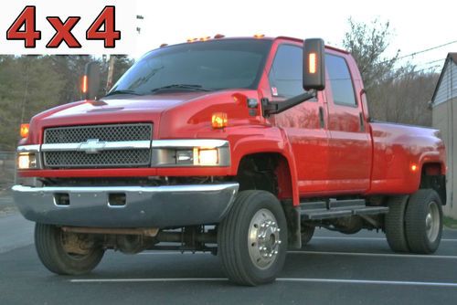 2005 4x4 kodiak supertruck c4500 crew cab duramax allison gmc chevy f650