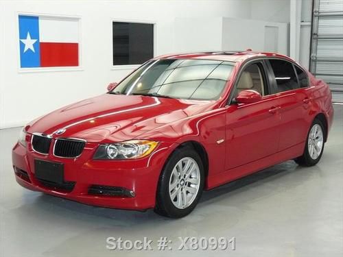 2007 bmw 328i  automatic sedan sunroof htd leather 56k texas direct auto