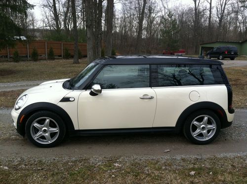 2008 mini clubman, pepper white, 1.6l, manual transmission