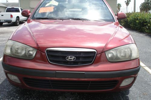 2002 hyundai elantra gt hatchback 5-door 2.0l leather interior