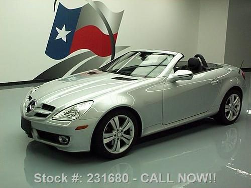 2010 mercedes-benz slk300 roadster p1 htd seats 14k mi! texas direct auto