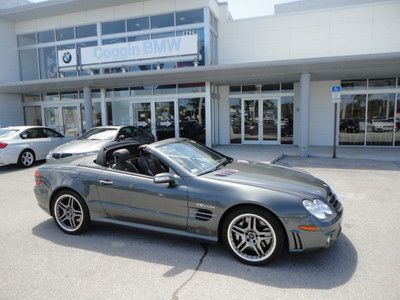 2007 sl65 with $200k new! rare designo graphite edition, pano roof, convertible!