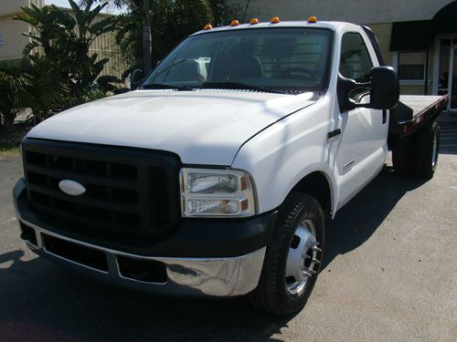 Turbo diesel!!!2006 ford f350 dually automatic flatbed!!priced to sell!!!!