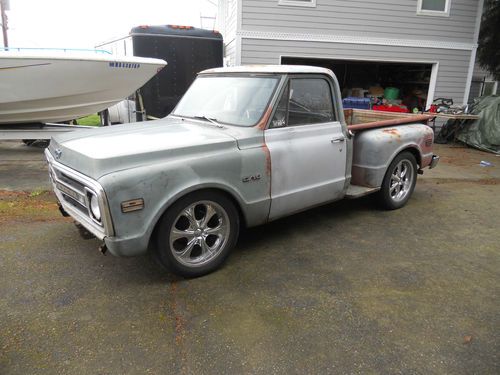 1969 chevy shortbed chevrolet c10 stepside pickup truck