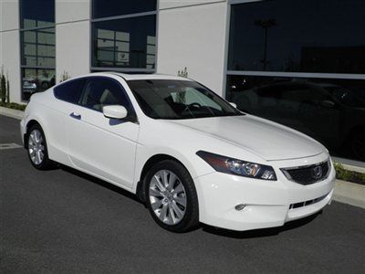 White w/ivory leather, nav, navigation, clean carfax, finance, ex-l v6