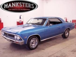 1966 chevrolet chevelle ss396 styled with 396ci bbc 4-spd manual muscle car