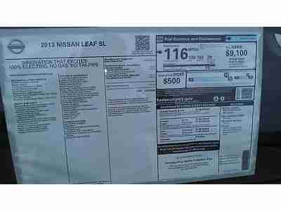2013 NISSAN LEAF SL ELECTRIC CAR LOADED!!!, image 7