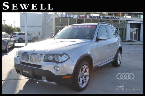 2009 bmw x3 xdrive3.0i sport pack one owner running boards