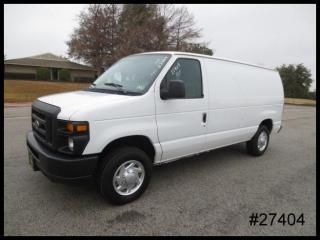 '10 v8 econoline e150 cargo work van w/ adrian bulkhead - we finance!