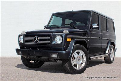 Certified cpo low mileage 2003 mercedes g500 black 02 04 05 06 g55 g550 g gl 500