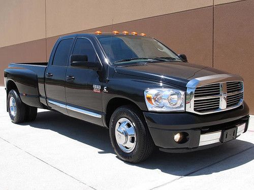 07 dodge ram 3500 quad laramie dually 5.9l diesel 6-spd manual 1owner