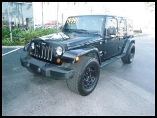 2007 jeep wrangler 2wd 4dr unlimited sahara automatic navigation hard top ! !