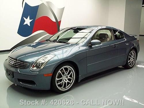 2005 infiniti g35 coupe sport sunroof nav htd seats 46k texas direct auto