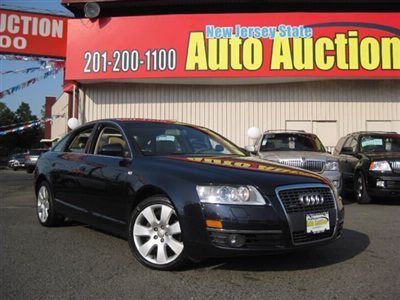 2005 audi a6 3.2 quattro awd carfax certified navigation low reserve leather