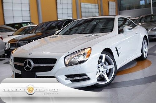 13 mb sl550 roadster 1-own 2k p1 sport-pkg hk nav pdc cam keyless scarf pano