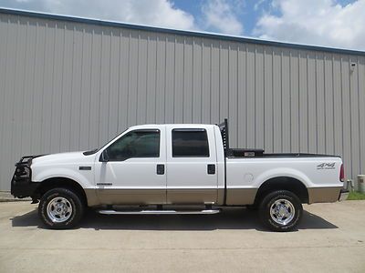 02 f250 lariat (7.3) power-stroke swb 4x4 shocks bumper warn liner 2-tone tx $