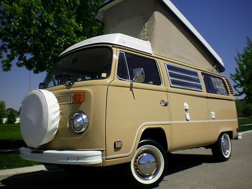 1979 vw westfalia pop top camper 100% rust free