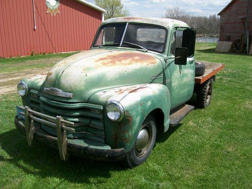 1950 chevrolet 3/4 ton pickup rat rod street rod hot rod good engine