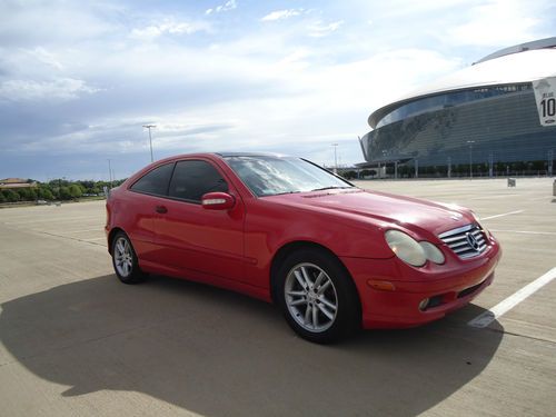 2002 mercedes c230 coupe, compressor, no reserve! look!