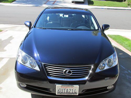 2009 lexus es350 base sedan 4-door 3.5l premium package-black obsidian