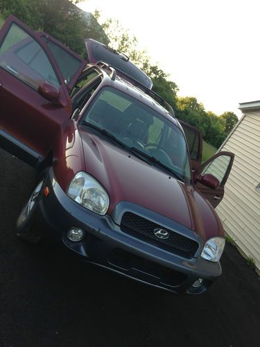 2004 hyundai santa fe awd loaded with warranty!!