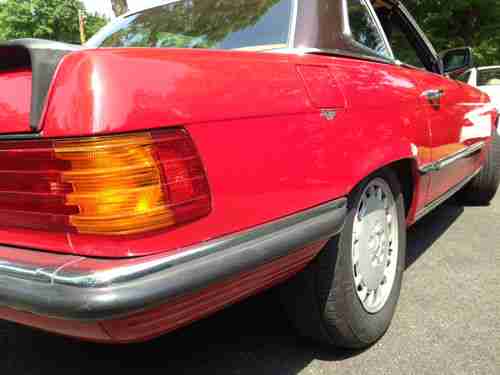 Beautiful 1985 Mercedes-Benz 500SL Roadster with 91k original miles, image 3