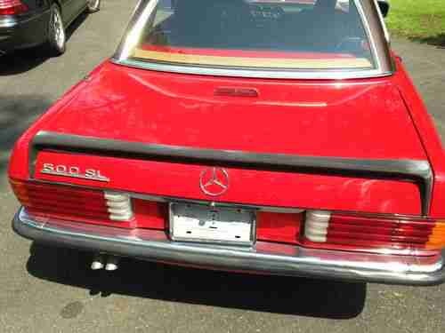 Beautiful 1985 Mercedes-Benz 500SL Roadster with 91k original miles, image 4