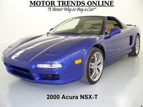 Nsx open top targa leather chrome momo wheels bose 2008 acura nsx-t only 21k