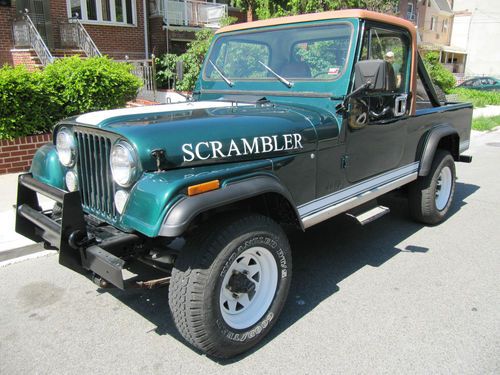 1982 jeep cj-8 scrambler fuel injected 4.0l inline 6 truck 4x4 4wd!