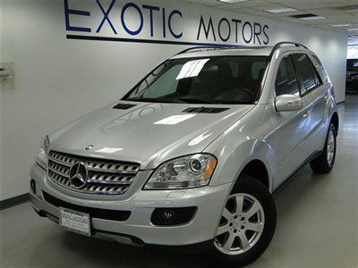 2006 mercedes ml350 4-matic! sil/blk nav heated-sts 6cd alloys moonrof pwr-trunk