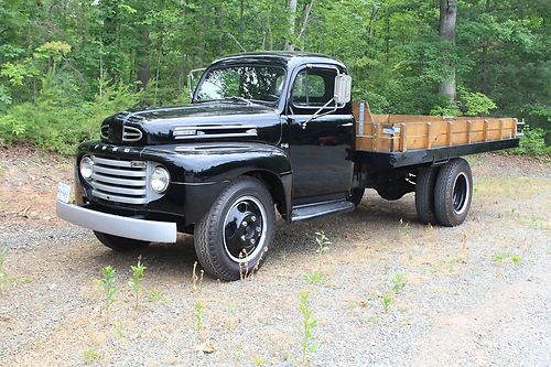 1950 ford f-6 w/ flatbed dump