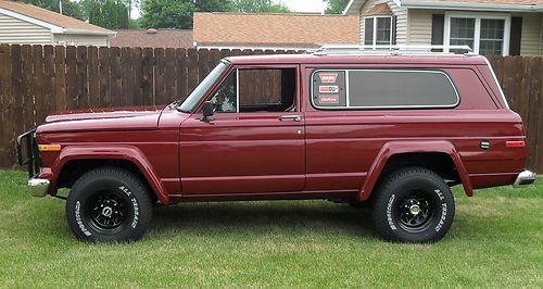 1979 amc fsj jeep cherokee chief golden eagle wide track 4wd restored