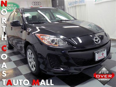 2013(13)mazda3 fact w-ty only 957 miles blk/blk save huge!!
