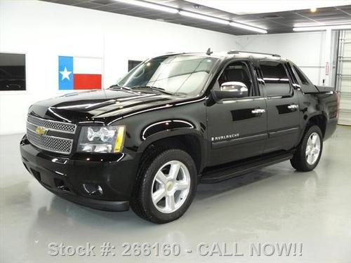 2008 chevy avalanche ltz 4x4 sunroof nav dvd 20's 2k mi texas direct auto